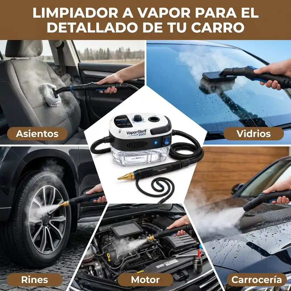 VaporSteril 2500 + VaporKit - Limpiador a Vapor